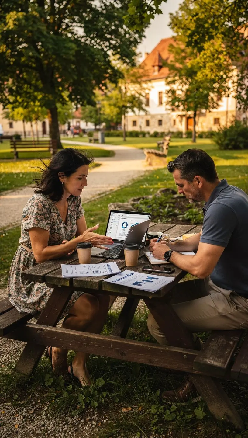 Professional team collaboration